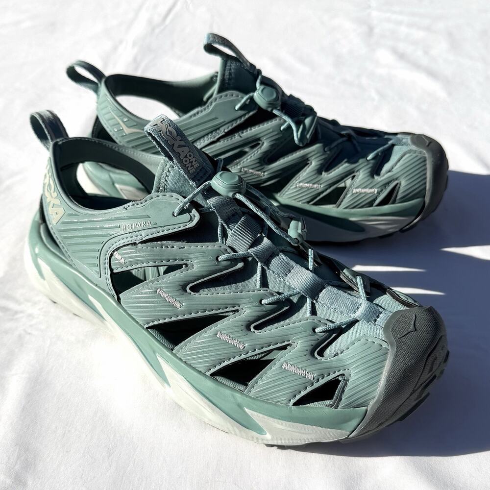 Hoka One One Hopara All Terrain Trellis Mercury Hiking Sandals Womens 8 EU 40